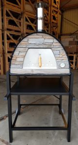 Pizzaofen Rustiek mit Untergestell